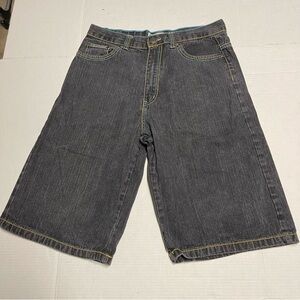 Indigo Charcoal Denim with Yellow and Blue Stitching